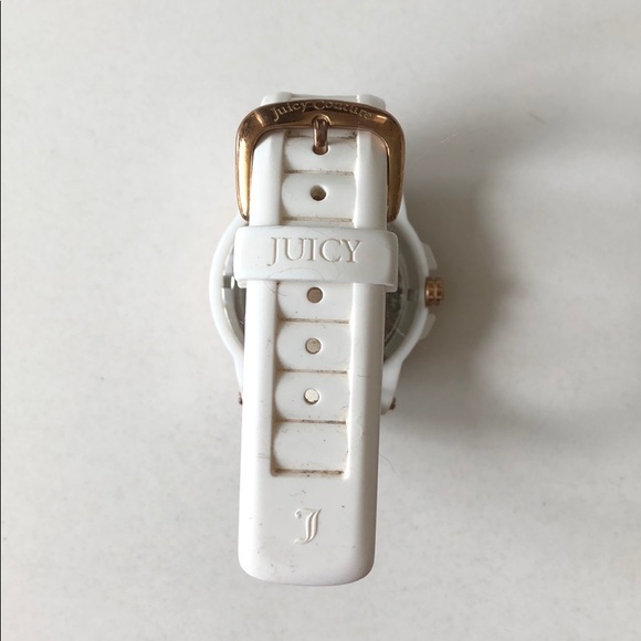 Juicy Couture white and rose gold watch
